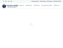 Tablet Screenshot of cousinjames.net